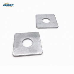 Square flat washer