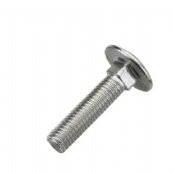 Carriage Bolt,Square,A2,SS,M10-1.50,PK10 