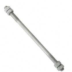 Hot dipped galvanized stud bolt