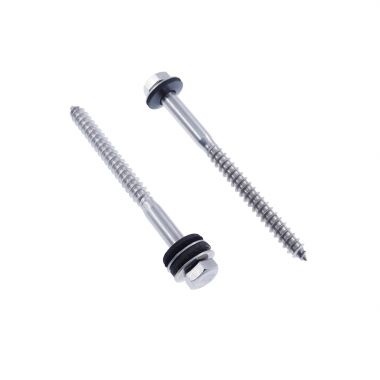 HEX HEAD WOOD SCREW WITH EPDM WASHER
